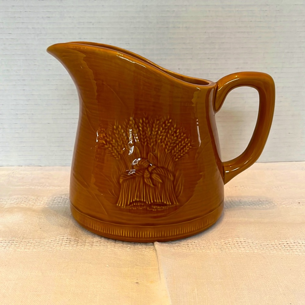 Franciscan Ware Harvest Wheat pitcher Midcentury MCM